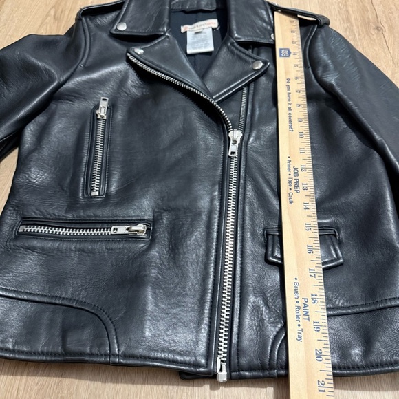 RARE Paul & Joe "Buffy" Lamb Moto Leather Jacket saint Laurent look alike Biker - Picture 7 of 9
